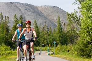 à Thetford Mines piste cyclable
