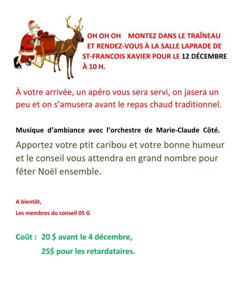 Activité de Noël 2019